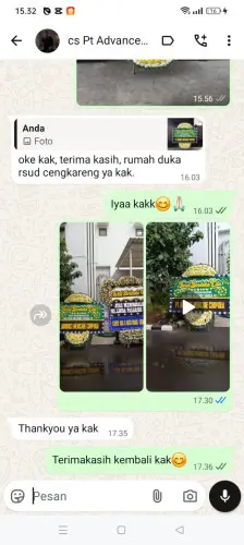 Testimonial Papan Bunga Pernikahan cikiruhwetan