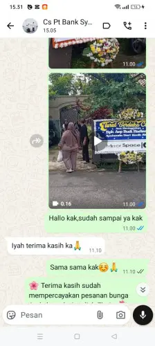 Testimonial Papan Bunga cikiruhwetan