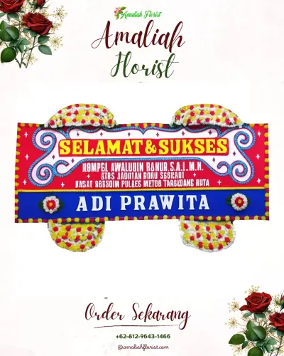 Karangan Bunga Ucapan Selamat cikiruhwetan